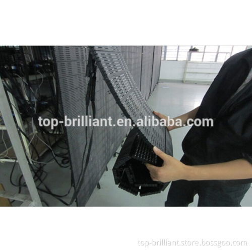 flex led video curtain/cortains wall indoor outdoor p10 p16 p20